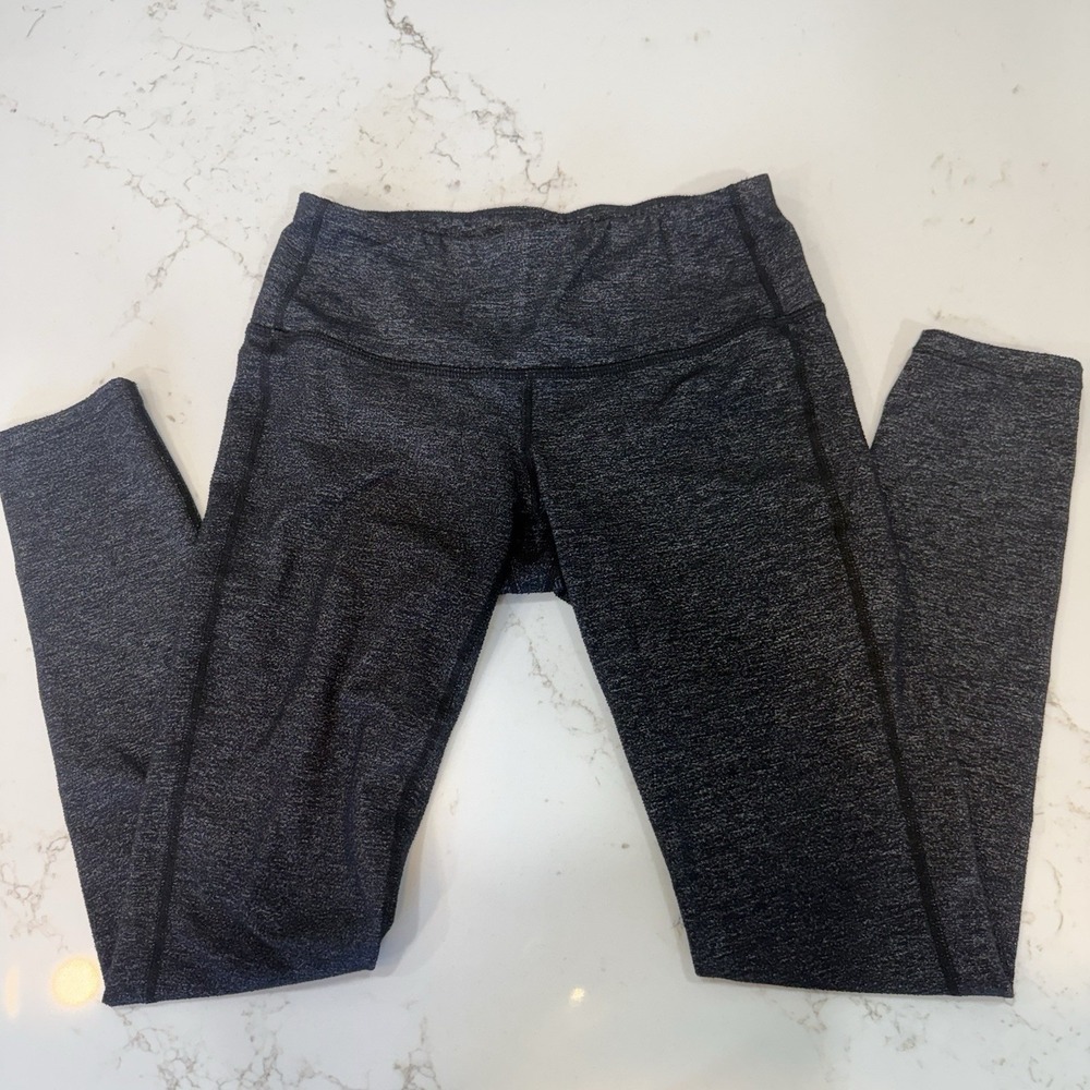Athleta Yoga Women's Petite XS Leggings Pull On Gray Nylon Blend Extra Small